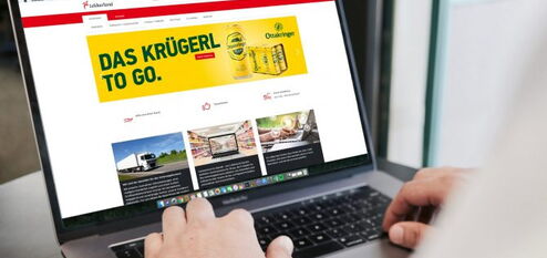 Laptop with Lekkerland Website