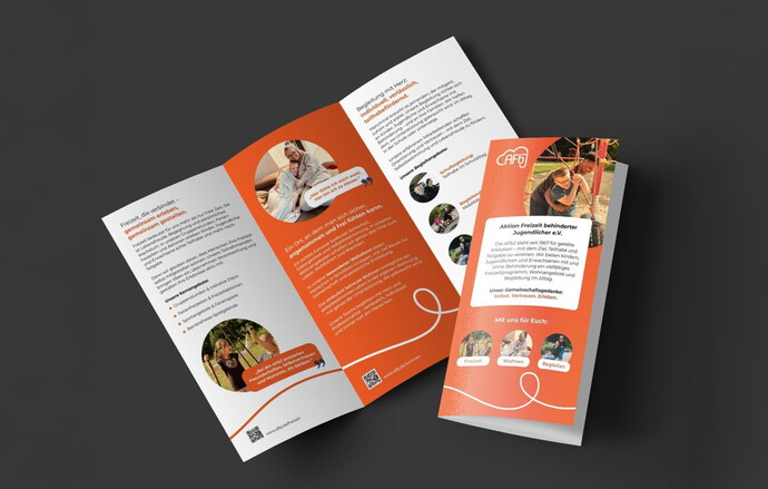 A 6-page flyer from AFbJ.