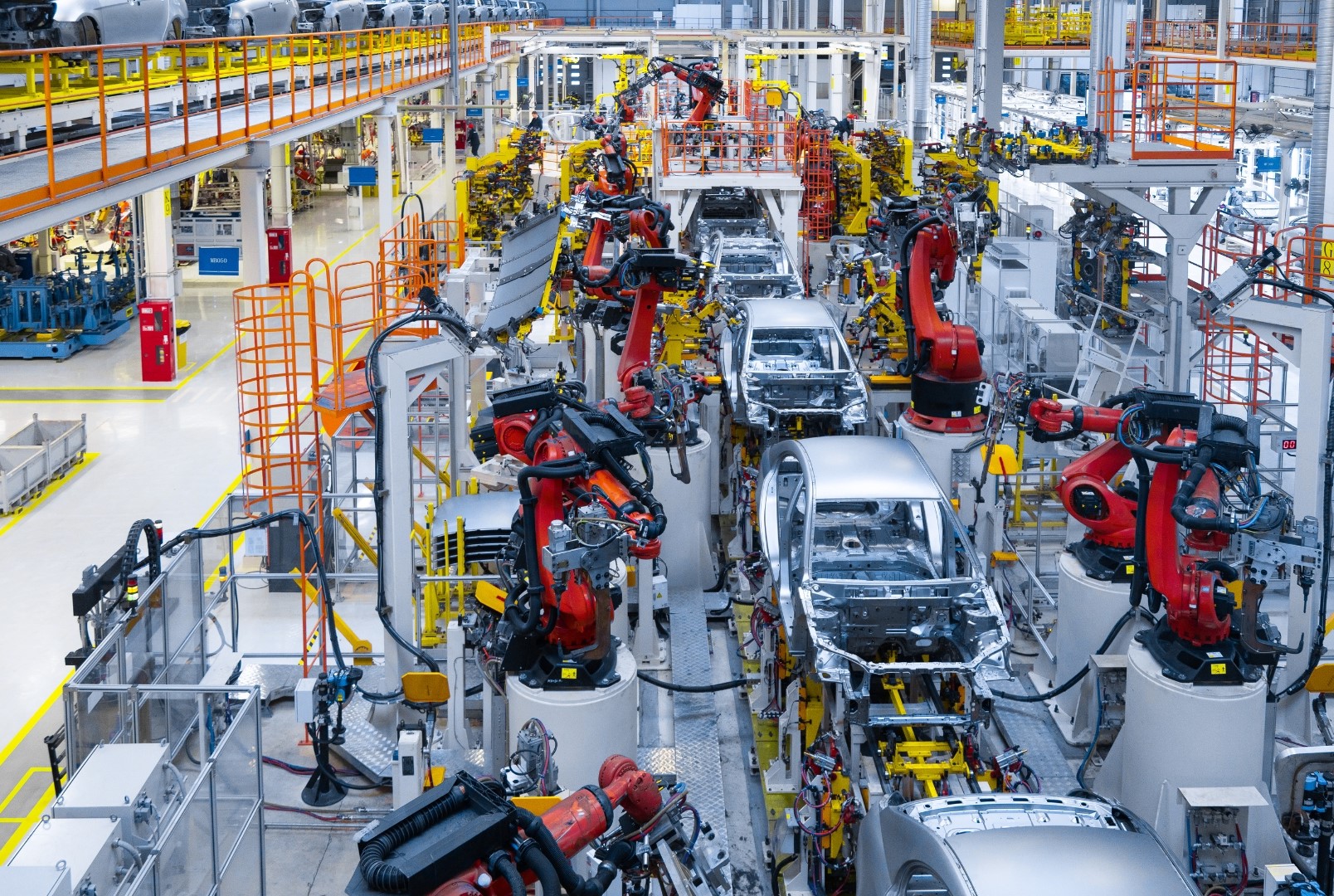 Factory where cars are produced
